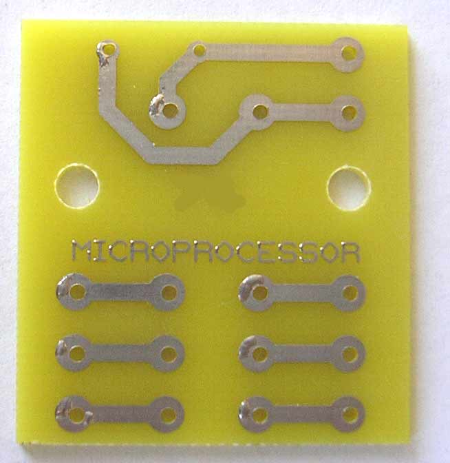GC1S : Gravure d'un circuit imprimé