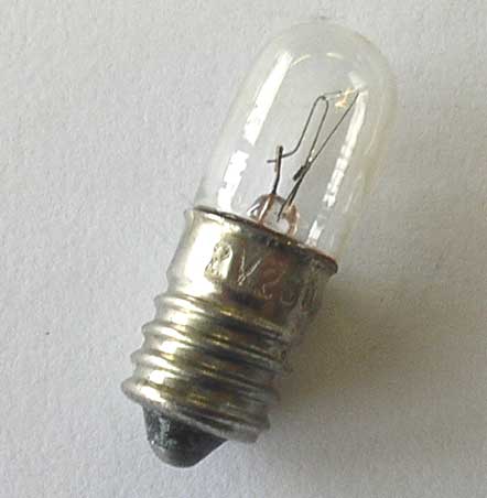 A12V : Ampoule 12V 3W E10