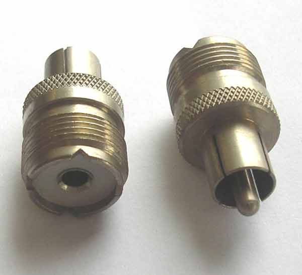 ADAHF : Adaptateur HF PL258 vers RCA