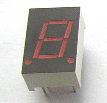 ANC12R : Afficheur 12.7mm rouge cathode commune