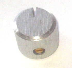 BA18 : Bouton aluminium, diamtre 18mm