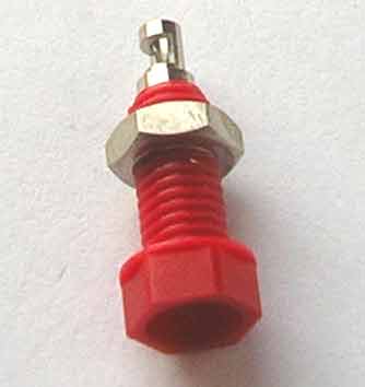 BC2R : Douille chassis banane 2mm rouge