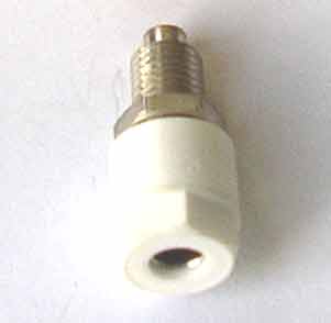 BC4B : Douille chassis banane 4mm blanche