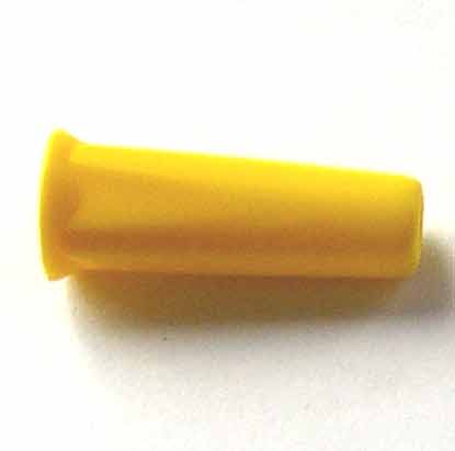 BF4J : Fiche banane 4mm femelle jaune