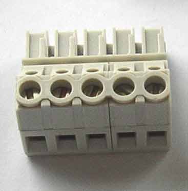 CV5FP : Connecteur  vis 5 points femelle horizontal