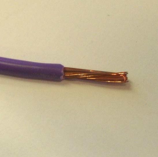 F4VIOLET : Fil souple 4 mm violet