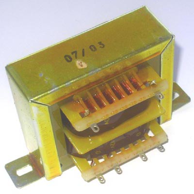 T751515 : Transformateur à tôles 75VA 2x 15V