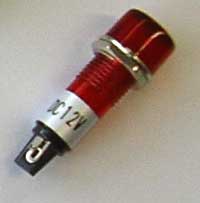 VRRG12 : Voyant rond rouge diamtre 13mm 12V